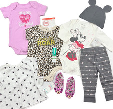 BABY GIRL CLOTHING LOT SIZE 6-9 MONTHS / NWT / 8 PIECES/ LOT 2