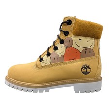 Big Kid's Timberland Premium 6 In Lace Medium Yellow W Prin TB0A6BET EXM - 6