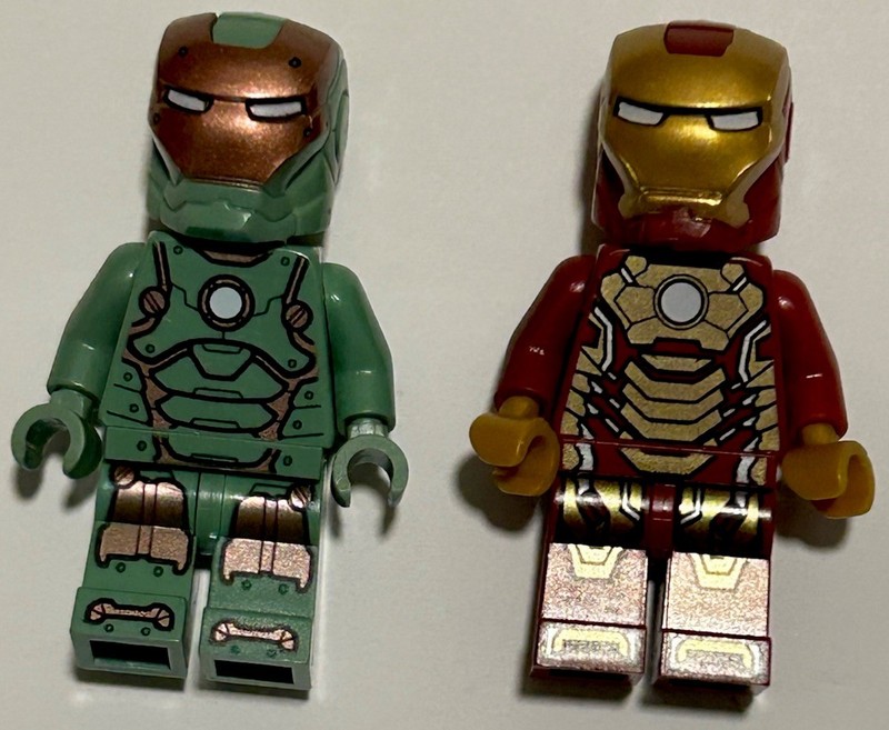 Lego - Iron Man Minifigures.  76051 & 76048 Without Scuba Gear.