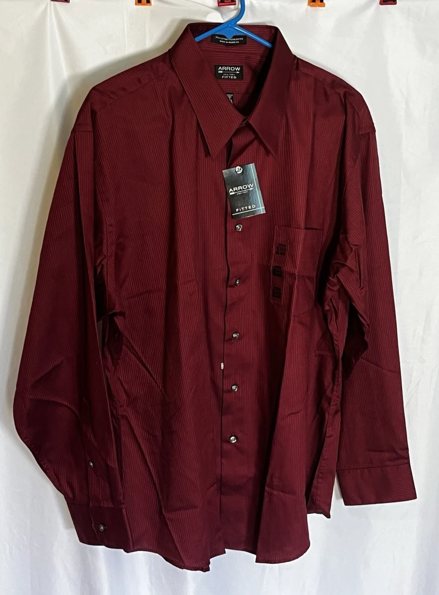 arrow men's slim fit dress shirt Men's Slim Fit Dress Shirt by Marquis in 30 Colors – The Look!  Shopthelookonline.com