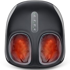 Nekteck Foot Massager Machine 1 Count Pack of 1 , Dark Gray and Light