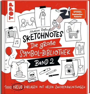 Sketchnotes. Die große Symbol-Bibliothek. Band 2. 1.000 neue Vorlagen mit vie...