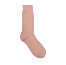 MUK LUKS Women  s 9  Boot Socks Sizes 6-11 Polyester Cozy Recycled   ROSE