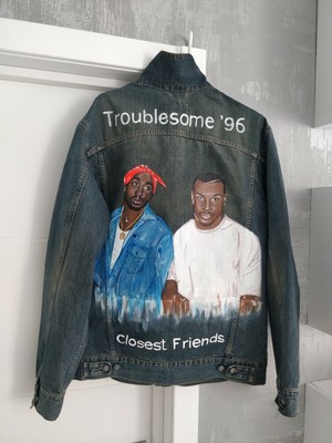 tupac jean jacket