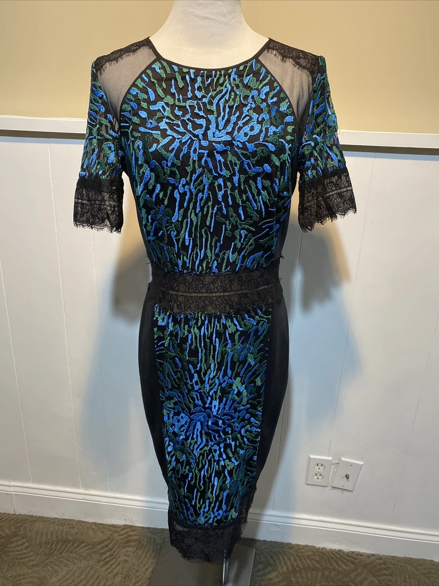 Tadashi shoji blue store cocktail dress