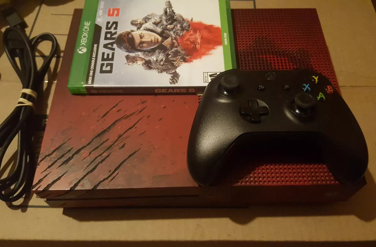 Let's go Hoarding with the blood-red Gears of War 4 Xbox One S Limited  Edition console