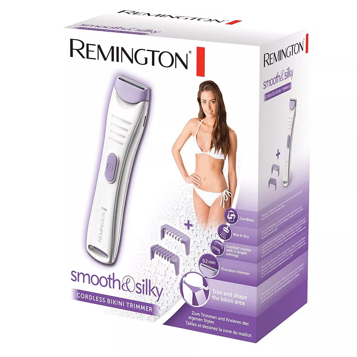 Remington Smooth Silky Cordless Women s Wet Dry Bikini Trimmer
