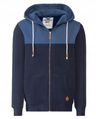 Livergy Reißverschluss Sweatjacke blau Größe S Herren Freizeit 44/46