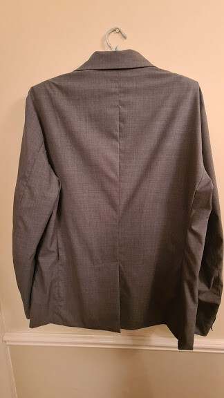BNWT RRP £770 AUTHENTIC DESIGNER BARENA VENEZIA GREY WOOL JACKET SIZE IT54 UK44 image 2