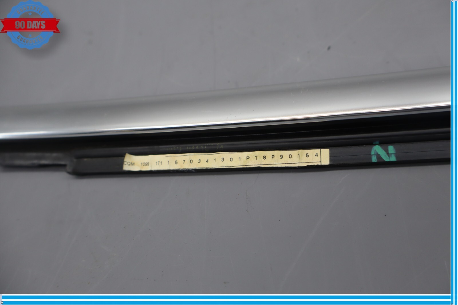 14-20 Maserati Ghibli Rear Right Passenger Side Door Window Belt Molding Oem