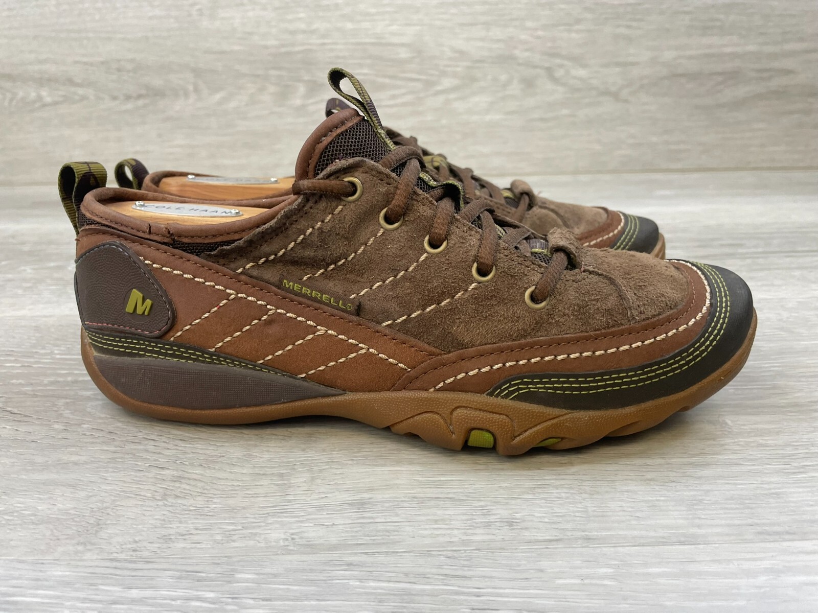 Merrell Sneaker Marrone 7 Scamosciato Escursionismo Trail Stringate Comfort Outdoor Grip Scarpe