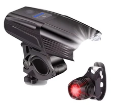 4000mAH Waterproof 1000 Lumens USB Charging Bicycle LED Headlight/Taillight Kit
