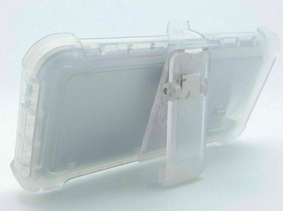 Transparent Clear For Samsung Galaxy S21 S21+ Ultra Defender Case w/ Belt Clip - Image 3 of 4