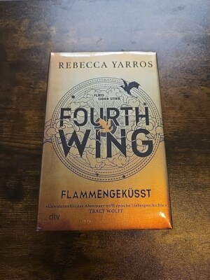 Fourth Wing By Rebecca Yarros, Exclusive German Edition Hardback