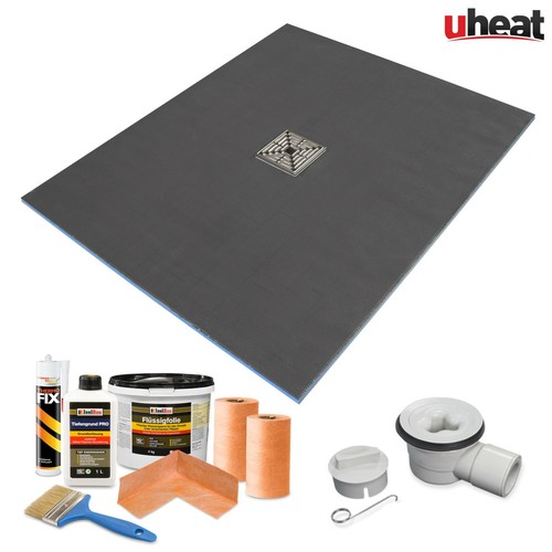 Wet Room Shower Tray Former Tile On Kit Wetroom Walk in Base All Sizes