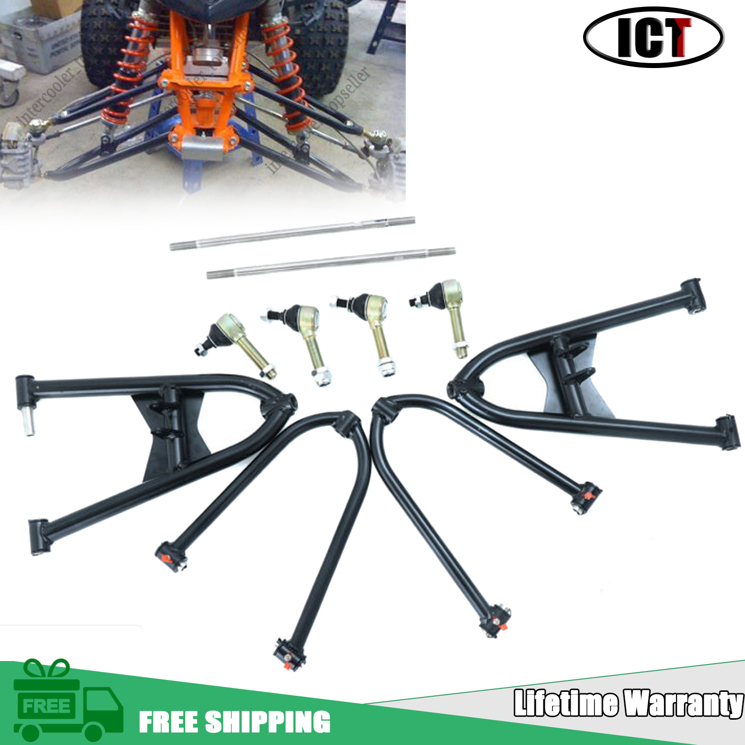 Rainbow Colored Pens Honda TRX400EX Tie Rod 53521-HN1-000 - OEM