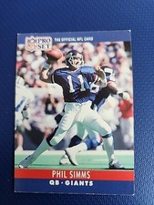 1990 Pro Set Football Phil Simms New York Giants #230