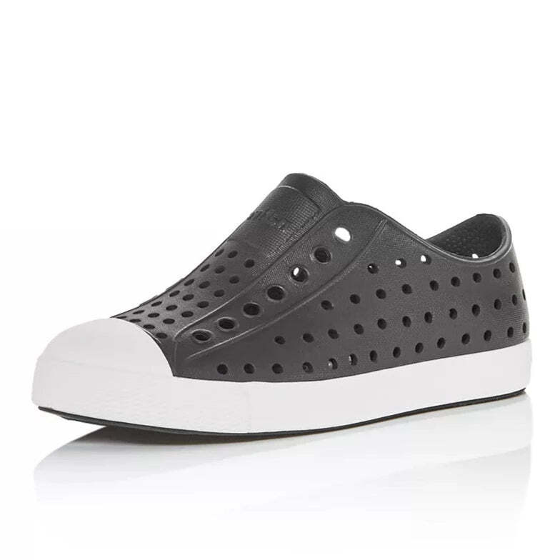 Native Kids Jefferson Sandals Shoes - Jiffy Black / Shell White | eBay