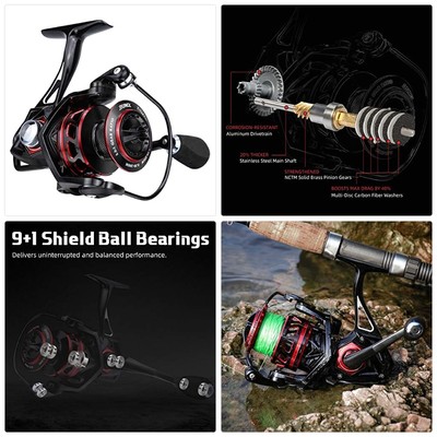 RUNCL Spinning Reel Titan II, Fishing 
