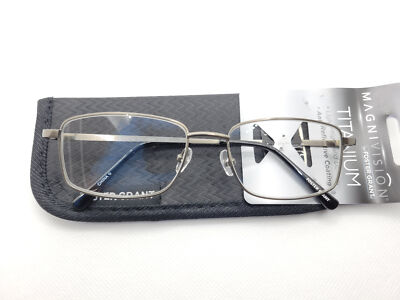 Foster Grant Titanium T10 Mens Womens Reading Glasses 53□17-139