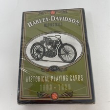 Harley Davidson Motorcycle Historic Playing Cards 1903-1929