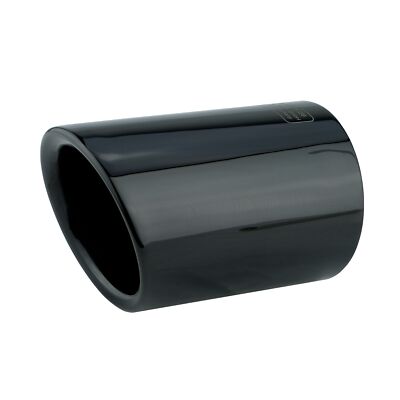 1 Auspuffblende Edelstahl Schwarz für VW Golf 6 7 Polo 6R Audi A1 A3 Auspuff 