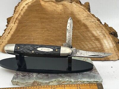 Vintage (1940-64) Case 62055 2 blade Cigar Jack Jigged Black Vintage (1940-64) Case 62055 2 blade Cigar Jack Jigged Black