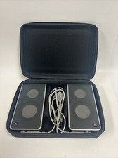 Logitech V20 USB Powered Notebook Laptop Speakers S-0155A with Zippered Case