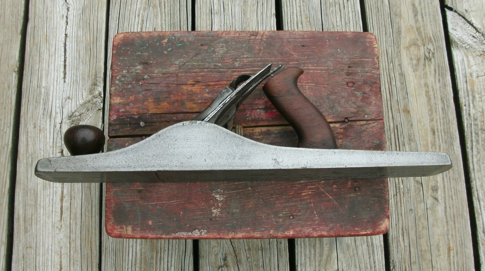 d Vtg STANLEY No. 6C FORE PLANE Corrugated Sole Hand Plane eBay