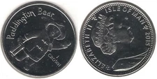 ISLE OF MAN 1 CROWN UNC COIN 2015 YEAR PADDINGTON BEAR