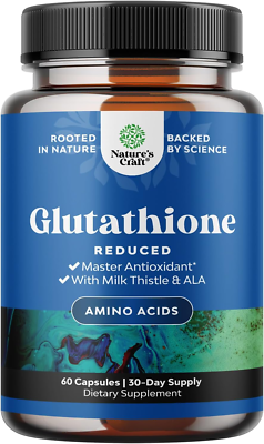 glutathione gsh supplements Reduced Glutathione Supplement with Glutamic Acid - L Glutathione 1000Mg  per Ser