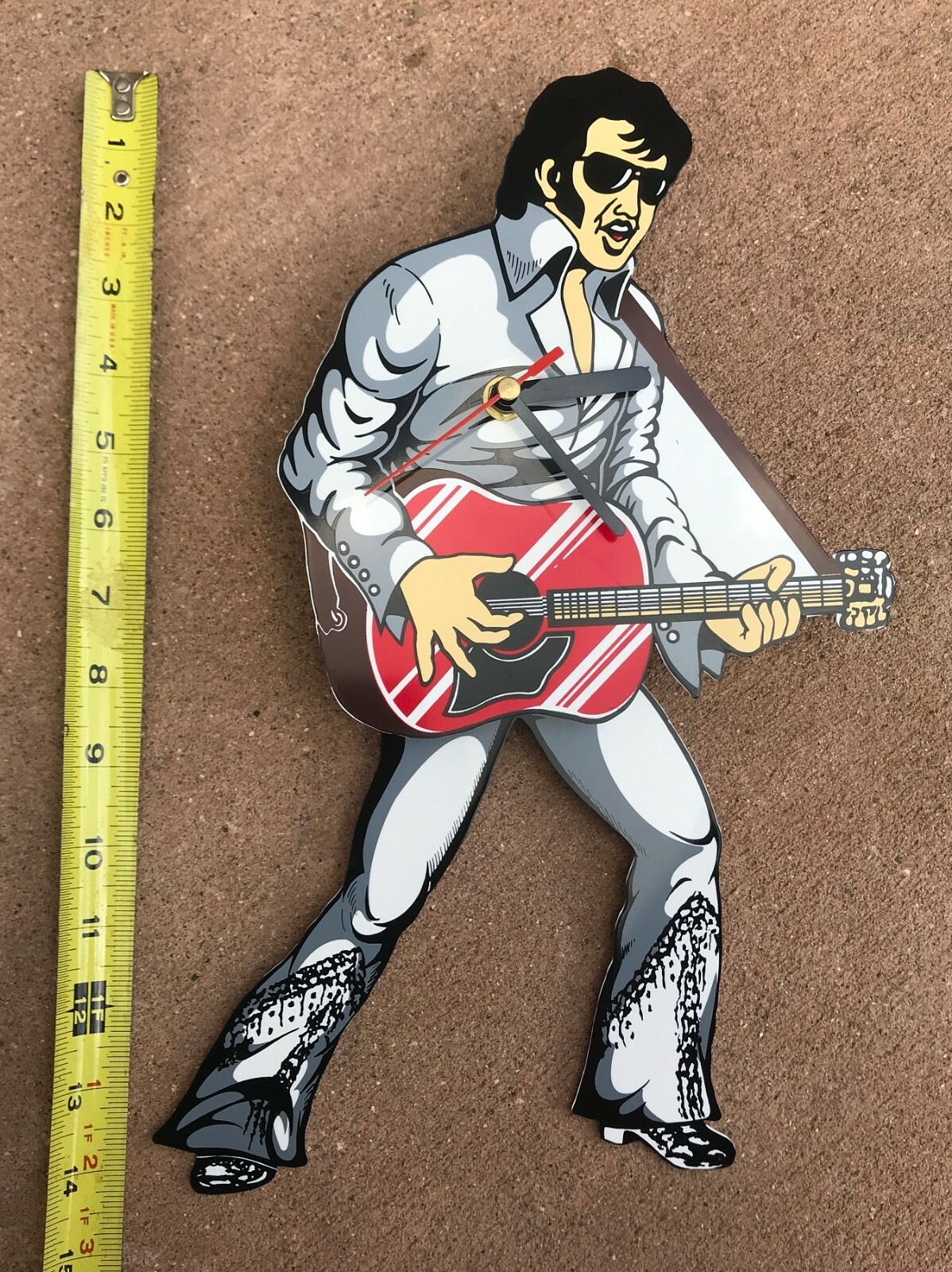 Elvis Pendulum Clock / Elvis Presley Clocks Decor / Music Room Party