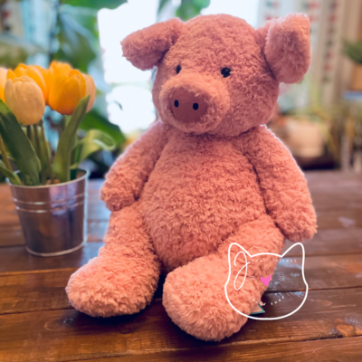 AUTHENTIC Jellycat HUGE BARNABUS PIG New BNWT Plush Big RARE Soft