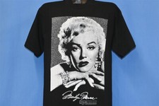 vintage 90s MARILYN MONROE PORTRAIT MOVIE STAR 1995 SIGNATURE t-shirt LARGE L