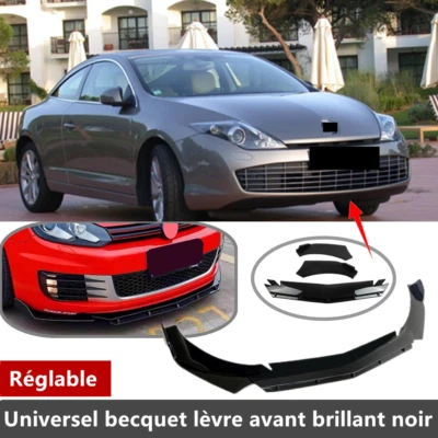 Universel becquet lèvre de spoiler séparateur avant pour Renault Laguna Coupé - Photo 1/4