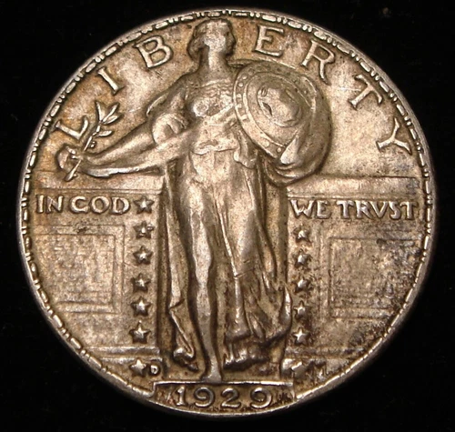 1929-D Standing Liberty Quarter AU