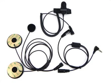 Motorcycle Helmet Headphone Headset Mic for Cobra 2/Two Way Radio CX312 CXT645