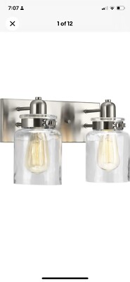 Progress Lighting P300046 Calhoun 2 Light 7''W Bathroom Vanity - Nickel
