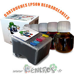 Kit EPSON T008 Cartouche Rechargeable pour Imprimer ses Photos de Famille à la Maison