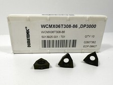 SECO WCMX06T308-86 New Carbide Inserts 09927 Grade DP3000 3pcs