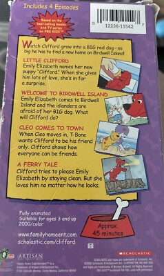 ジーコ VHS Clifford the Big Red Dog - Here Comes Clifford (VHS, 2001