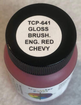 Tru-Color 641 Gloss Brushable Chevrolet Engine Red 1 oz. Solvent Based Acrylic M