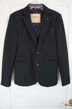Zara Man Elegant Mens Casual Blue Blazer Sports Coat Size 36