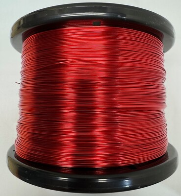 30 AWG SPN Single Soderon Magnet Wire Solderable Copper Red Magnet Wire