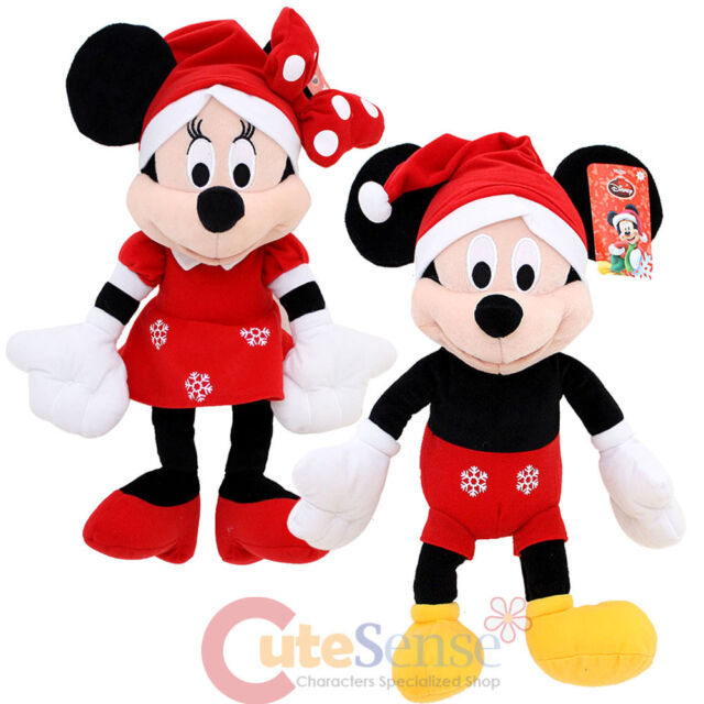 mickey mouse christmas stuffed animal