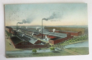 postcard of NEWARK, O….The Largest Stove Foundry in the World, The Wehrie Co.