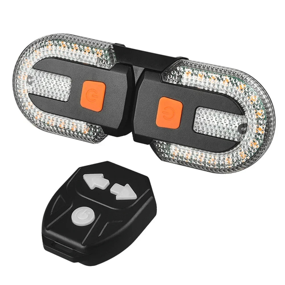FRECCE PER BICI BICICLETTA A LED INDICATORI DI DIREZIONE TELECOMANDO WIRELESS