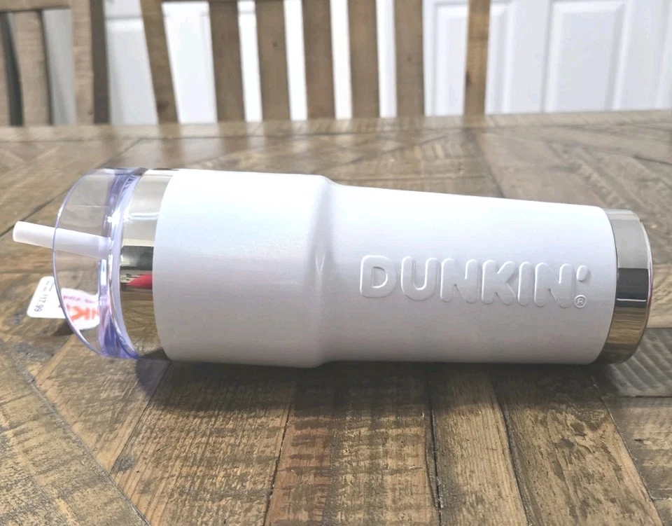 WHITE 2024 Dunkin' Americana Stainless Steel Tumbler 32oz  - Image 2 of 4