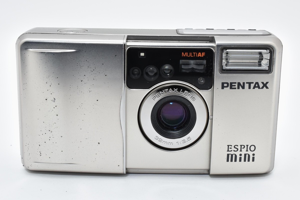 PENTAX ESPIO mini 75years 32ｍｍ F3.5 NEAR MINT] Pentax ESPIO Mini 75 Years 35mm Point & Shoot Film