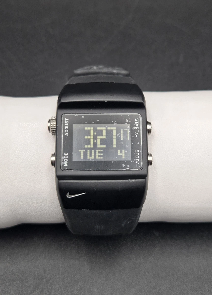 Nike アナログ時計 ブラック 100m防水美品 Nike 100 m (10 ATM) Water Resistance Digital Wristwatches for sale
